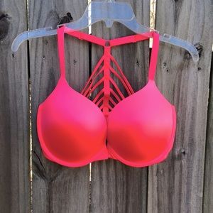 Victoria's Secret Neon Pink Cage Back Bra